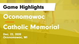 Oconomowoc  vs Catholic Memorial Game Highlights - Dec. 22, 2020