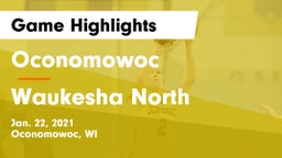 Oconomowoc  vs Waukesha North Game Highlights - Jan. 22, 2021