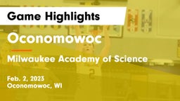 Oconomowoc  vs Milwaukee Academy of Science  Game Highlights - Feb. 2, 2023