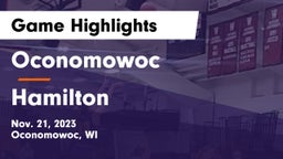 Oconomowoc  vs Hamilton  Game Highlights - Nov. 21, 2023