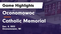 Oconomowoc  vs Catholic Memorial Game Highlights - Dec. 8, 2023
