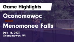 Oconomowoc  vs Menomonee Falls  Game Highlights - Dec. 16, 2023