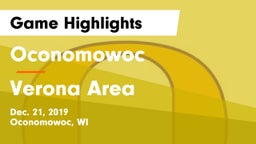 Oconomowoc  vs Verona Area  Game Highlights - Dec. 21, 2019