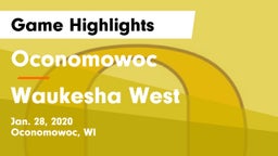 Oconomowoc  vs Waukesha West  Game Highlights - Jan. 28, 2020