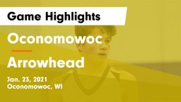 Oconomowoc  vs Arrowhead  Game Highlights - Jan. 23, 2021
