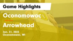 Oconomowoc  vs Arrowhead  Game Highlights - Jan. 31, 2023