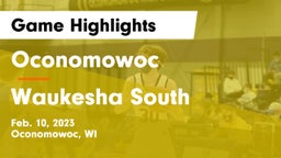 Oconomowoc  vs Waukesha South  Game Highlights - Feb. 10, 2023