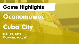 Oconomowoc  vs Cuba City  Game Highlights - Feb. 25, 2023