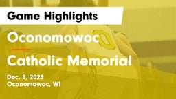 Oconomowoc  vs Catholic Memorial Game Highlights - Dec. 8, 2023