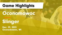 Oconomowoc  vs Slinger  Game Highlights - Dec. 29, 2023