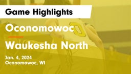 Oconomowoc  vs Waukesha North Game Highlights - Jan. 4, 2024