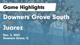 Downers Grove South  vs Juarez Game Highlights - Dec. 5, 2023