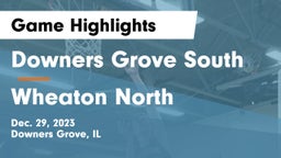 Downers Grove South  vs Wheaton North  Game Highlights - Dec. 29, 2023