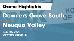 Downers Grove South  vs Neuqua Valley  Game Highlights - Feb. 21, 2024