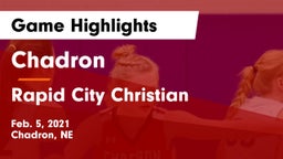 Chadron  vs Rapid City Christian  Game Highlights - Feb. 5, 2021