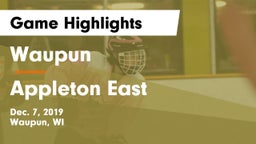 Waupun  vs Appleton East  Game Highlights - Dec. 7, 2019