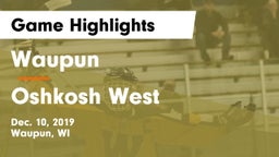 Waupun  vs Oshkosh West  Game Highlights - Dec. 10, 2019