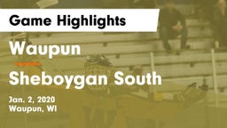 Waupun  vs Sheboygan South  Game Highlights - Jan. 2, 2020