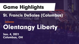 St. Francis DeSales  (Columbus) vs Olentangy Liberty  Game Highlights - Jan. 4, 2021