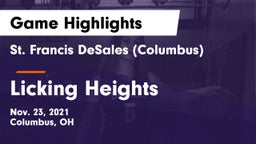 St. Francis DeSales  (Columbus) vs Licking Heights  Game Highlights - Nov. 23, 2021