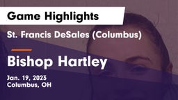 St. Francis DeSales  (Columbus) vs Bishop Hartley  Game Highlights - Jan. 19, 2023