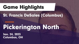 St. Francis DeSales  (Columbus) vs Pickerington North  Game Highlights - Jan. 24, 2023