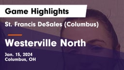 St. Francis DeSales  (Columbus) vs Westerville North  Game Highlights - Jan. 15, 2024