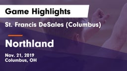 St. Francis DeSales  (Columbus) vs Northland  Game Highlights - Nov. 21, 2019