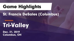 St. Francis DeSales  (Columbus) vs Tri-Valley  Game Highlights - Dec. 21, 2019