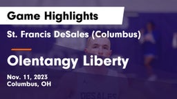 St. Francis DeSales  (Columbus) vs Olentangy Liberty  Game Highlights - Nov. 11, 2023