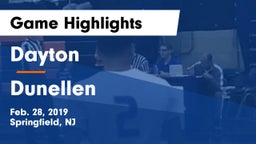 Dayton  vs Dunellen  Game Highlights - Feb. 28, 2019