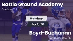 Matchup: Battle Ground vs. Boyd-Buchanan  2017