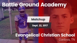Matchup: Battle Ground vs. Evangelical Christian School 2017