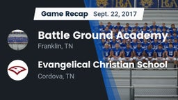 Recap: Battle Ground Academy  vs. Evangelical Christian School 2017
