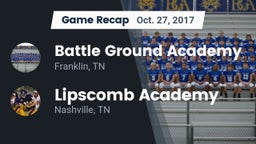 Recap: Battle Ground Academy  vs. Lipscomb Academy 2017