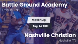 Matchup: Battle Ground vs. Nashville Christian  2018
