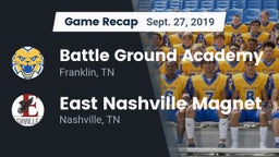 Recap: Battle Ground Academy  vs. East Nashville Magnet 2019