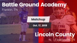Matchup: Battle Ground vs. Lincoln County  2019