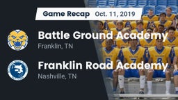 Recap: Battle Ground Academy  vs. Franklin Road Academy 2019