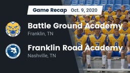 Recap: Battle Ground Academy  vs. Franklin Road Academy 2020