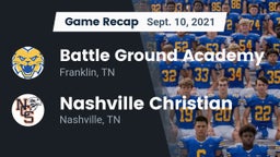 Recap: Battle Ground Academy  vs. Nashville Christian  2021