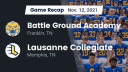 Recap: Battle Ground Academy  vs. Lausanne Collegiate  2021