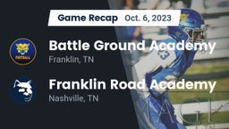 Recap: Battle Ground Academy  vs. Franklin Road Academy 2023