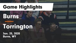 Burns  vs Torrington  Game Highlights - Jan. 25, 2020