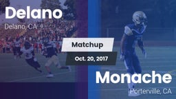 Matchup: Delano  vs. Monache  2017