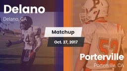 Matchup: Delano  vs. Porterville  2017