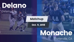 Matchup: Delano  vs. Monache  2018