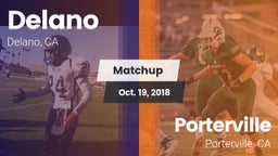 Matchup: Delano  vs. Porterville  2018