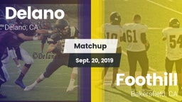 Matchup: Delano  vs. Foothill  2019