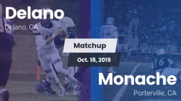 Matchup: Delano  vs. Monache  2019